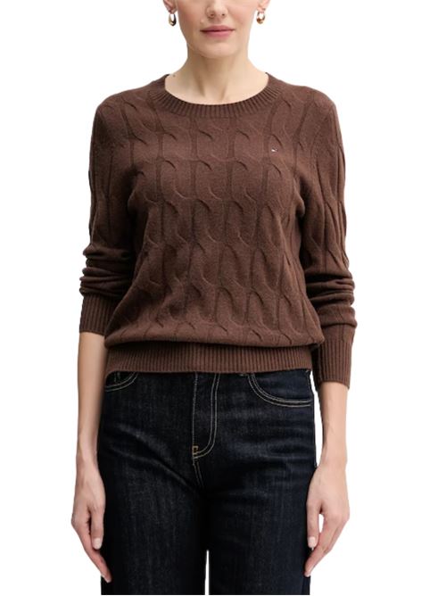 Maglioncino in lana a trecce Tommy Hilfiger | WW0WW43586GV0